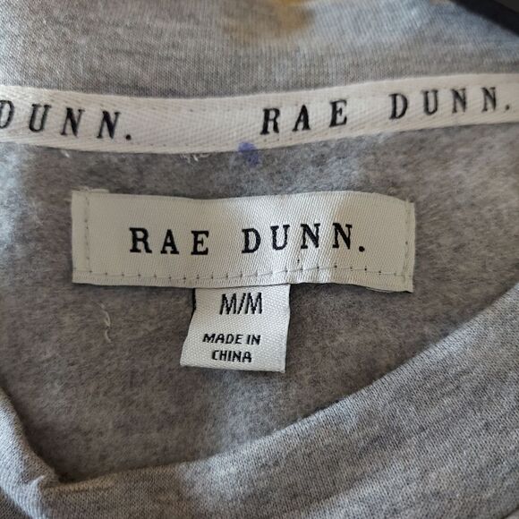 Rae Dunn Be Mine Gray long sleeve  Valentines Sweatshirt pullover - Picture 6 of 10